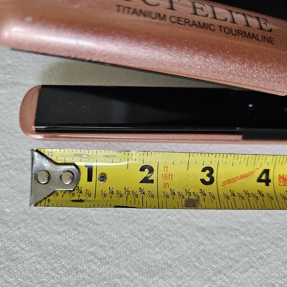 TCT Elite Hair Styling Flat Iron Titanium Ceramic Tourmaline with Box - Picture 5 of 5